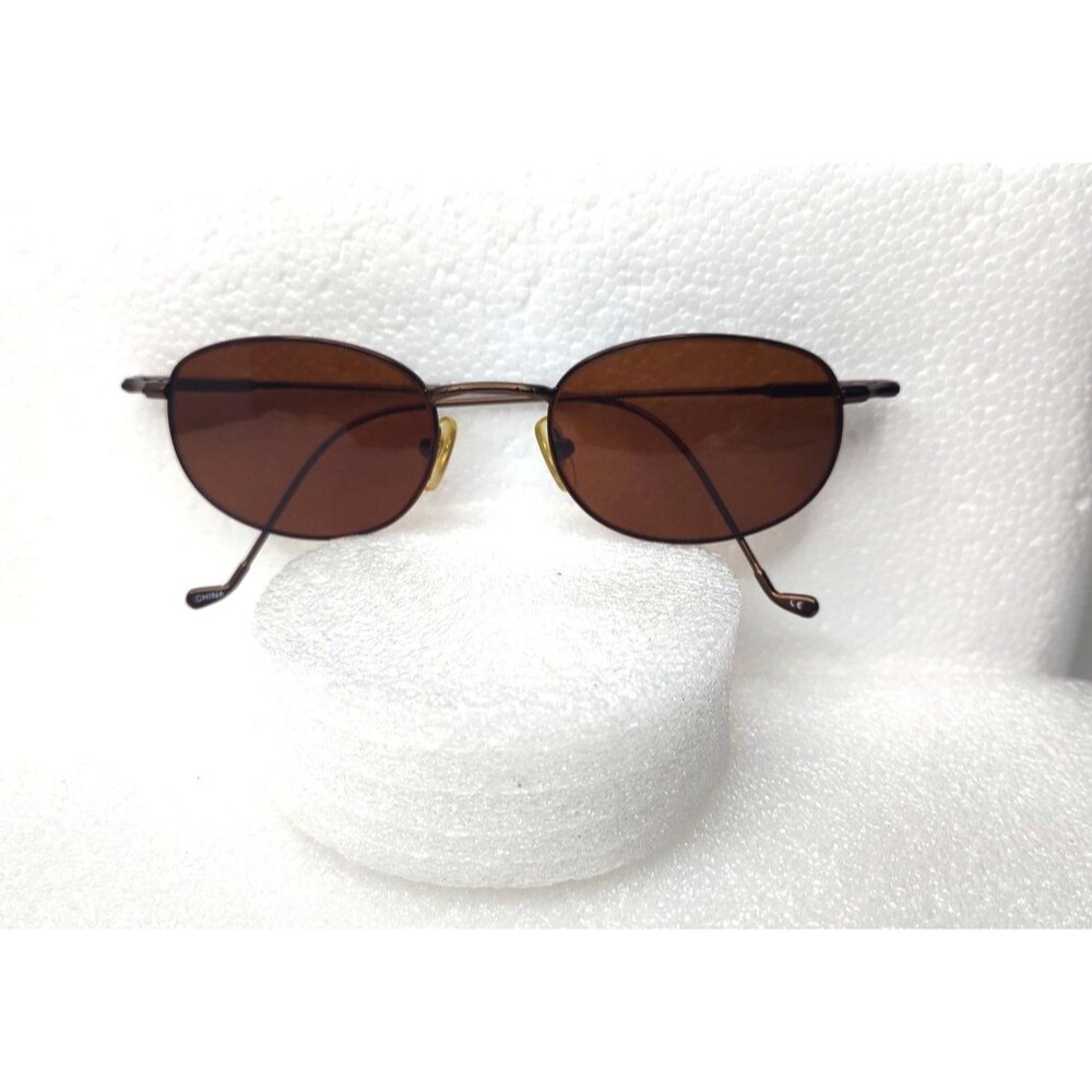 Woorich 7870 Men's Sunglasses Oval Brown Metal FRAMES ONLY 54-20-146 Vintage
